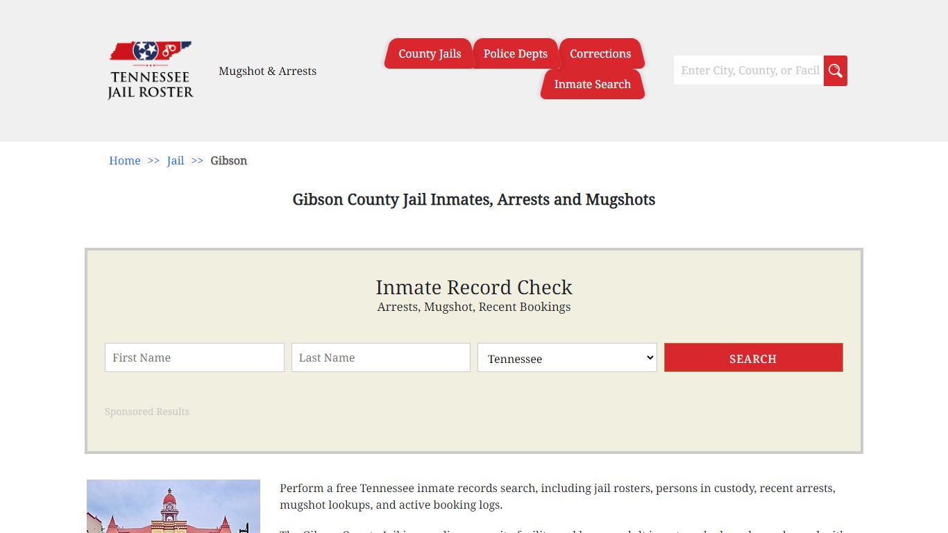 Gibson County Jail Inmates, Arrests and Mugshots - Jail Roster Search